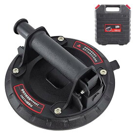 バキュームリフター 強力で真空吸盤 ガラス吸盤 耐荷重200kg 二層ゴムで強力吸着盤 直径20cm 硝子 建材 運搬 セラミックタイル 木材 金属板 移動