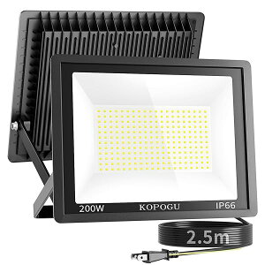 LED  y200WPxE2.5mR[hE^zA~ O Cg pxR 20000LM F 6500K JΉ IP66h ȃGl O o[xL[ K[W J[|[g ԍH  Ɩ 