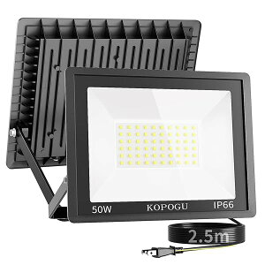 LED  y50WPxE2.5mR[hE^zA~ O Cg pxR 5000LM F 6500K JΉ IP66h ȃGl O o[xL[ K[W J[|[g ԍH  Ɩ 