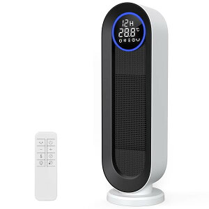 【送料無料】セラミックヒーター【2024年モデル&ECO恒温運転】電気ストーブ 節電対策 暖房器具 省エネ 自動首振り 電気ヒーター LEDディスプレ タイマー機能 セラミックファンヒーター おし