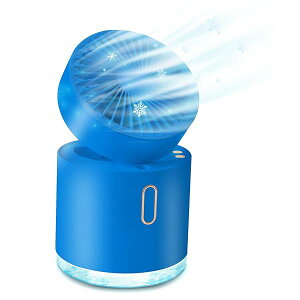 【送料無料】【 2025 折り畳み式 ポータブルクーラー 】 卓上 冷風機 冷風扇 小型 充電式 静音 5000mAh大容量 30時間連続 急速充電 強力 扇風機 一台五役 送風 冷やし 加湿 空気清浄 間接照明 コ