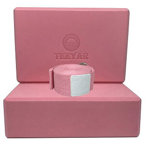 yzKubN(KԂ) 2Zbg |[Y̕⏕ɁI {̍x220g (23x15x7.2cm) 184cm KXgbv(Kxg) (Yoga block strap set) (sN, 23x15x7.2c