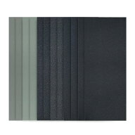 【送料無料】紙やすり サンドペーパー 800/1200/1500/2000/3000/5000 各2枚 12枚入 耐水ペーパー セット …