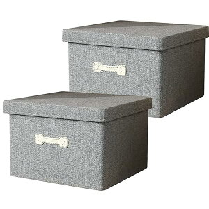 yz[{bNX ߗގ[P[X 30L [ (2Zbg) ܂肽 t@ubN Xg[W {bNX U[ nh t^t ƒp Xg[W {bNX ho  40x30x25cm 