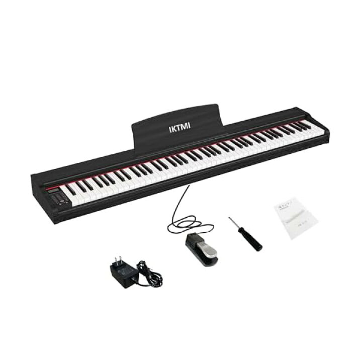 楽天市場】【送料無料】電子ピアノ 88鍵盤 ペダル付き 木製 電子 