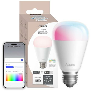 yzLED d T2 E26 RGB CCT 75W` Matter Thread Alexa HomeKitΉ X}[gd F Lz 1100lm 1600F RGB}`J[ dF璋F܂ X}[gCg