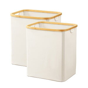 yzJS 󂩂 ܂肽  h[oXPbg 60L h[{bNX [{bNX [obO |̃nht Laundry Hamper (ItzCg, 2Zbg)