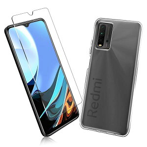 yzy2Zbgz1 FOR Redmi 9T p̃KXtB + 1 FOR Redmi 9T p̕یJo[ Redmi ی TPU \tg VRP[X KX / dx9H / /یtB