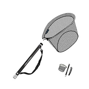 【送料無料】ランディングネット タモ網 カーボン製 全長3.6M 伸縮ランディングポール 磯玉のセット 9本小継 ラバーコーティングネット 海釣りたも網 軽量かつコンパクト 淡水/海水両用