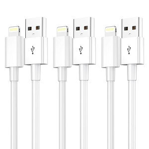 【送料無料】【2025新版 MFi認証】iPhone 充電ケーブル 1M 3本セット 純正 ライトニングケーブル 急速充電 データ転送 アイフォン充電ケーブル 高耐久 iPhone14 13 12 11 XS Max X XR SE 8 7 6 Pl