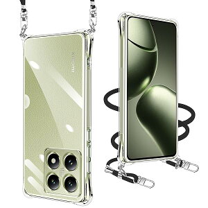 �y���������zXiaomi 14T �P�[�X �V�����_�[ �N���A Xiaomi 14T �X�}�z�P�[�X �V���I�~ 14T �J�o�[ �X�g���b�v�t�� TPU ���|�� �΂߂��� ��|���P�[�X ���^ �y�� ���������\ ���O���\ �����h�~ 