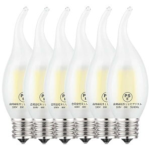 yzLED GW\d VfAd 60W` 720lm E17 6W Ód KX̍ގ Ή 4000K F PSEF؍ς ̌^ 6 (E17-̌^, F)