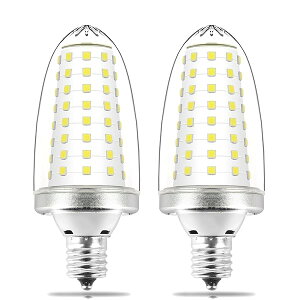 【送料無料】LED電球 E17 全方向 80W形相当 非調光型 口金直径17mm 高演色性 クリアタイプ 密閉器具対応 10W 省エネ シャンデリア風 蝋燭型 レトロ電球 キャンドル電球 led照明 日本PSE認証済 (昼光