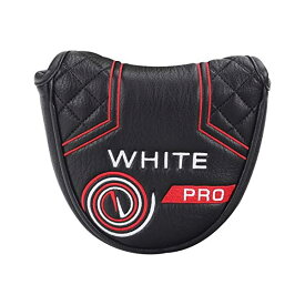 【送料無料】ゴルフクラブヘッドカバー パターヘッドカバー マレットパターカバー オデッセイ ホワイトホット プロ ヒールシャフト マグネット開閉