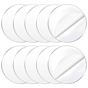 【送料無料】アクリル板 3mm 10個セット 直径50/75mm 厚さ3mm 丸型 アクリル板 看板 インテリア フォトフレーム 標本ディスプレイ キーホルダー 装飾品 手工芸品 (直径75mm)