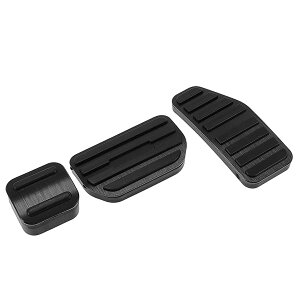 【送料無料】3個の自動フットペダルパッド、スズキハスラーMR52S MR92S用のフットアクセルペダルカバー/アルミニウム合金ブラック