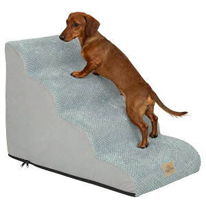 【送料無料】犬用階段 ステップ ドッグスロープ ペット階段 ドッグステップ 猫 ペットステップ 室内 滑り止め 小型犬 ゆるやか ソファー 高さ50センチ lサイズ 4段 老犬用