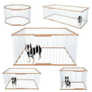 【送料無料】ペットサークル 大型犬 高さ68cm ペットフェンス ペットケージ 犬 サークル 犬ケージ コンパクト 犬用サークル 頑丈 室内 組立簡単 工具不要 複数連結可能 (ORANGE, 68CM, 10枚)