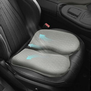 【送料無料】ゲルクッション 裏面は滑り止め加工され チェアパッド 低反発 長時間座ってもお尻が痛くならない 腰痛対策/改善 ハニカム構造 無重力 高通気性 ジェルクッション 持ち運び 蒸