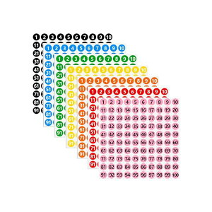 yzUnnormalS  V[ 1cm h XebJ[ 1-100ԍV[ Jt i35j