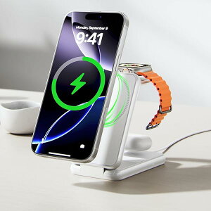 yzCX[d 3 in 1 (Foldable 3-in-1) MagSafe p }Olbg Wireless Charging Station ܂肽ݎ }Olbg}[d iPhone p 16/15/14/13/12V
