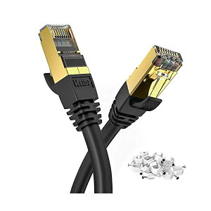 �y���������z20m CAT8 LAN�P�[�u�� �J�e�S��-8 ������ �h�� ��R �ϖ� �ό� ���c�� RJ45�R�l�N�^ �M�K�r�b�g 40Gbps 2000MHz 26awg �ܐ܂�h�~ ��d�V�[���h �p�\�R�� �L��lan�P�[�u�� PS4 PS5�Q�[