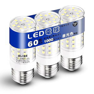 �y���������z3�� E26 LED�d�� T�`�^�C�v 60W�`���� 7W �����F 6000K 1000lm ��ʓd�� �����Ή� �����s�� EFD25�EEFD15��֐���E26 60w LED�d�� PSE�F�� �ȃG�l