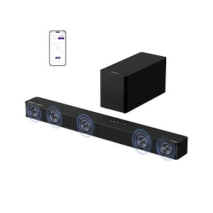 yz5.1ch TEho[ erp Dolby Atmos/eARCΉ TuE[t@[t HDMIP[ut TEhXs[J[ VoiceMX/BassMX/APP 300Wo Bluetooth5.4 z[VA^[ P