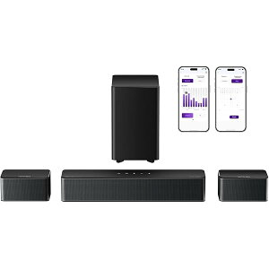 yzTEho[ 5.1ch Xs[J[ TEh 320W o APP z[VA^[ CXTuE[t@[/TEhXs[J[t Bluetooth5.3 ԃ[h HDMI(ARC)/OpticalΉ {