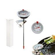 【送料無料】温度計 料理 天ぷら料理用 天ぷら鍋用温度計 防水 揚げ物用 肉 温度管理 適温チ
