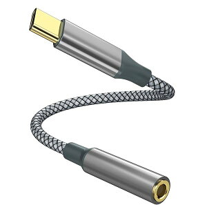 yzUSB C - Aux I[fBIhOP[uR[h Type C - 3.5mmX wbhzWb