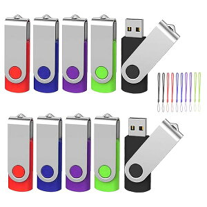 �y���������zUSB������ 32GB 10�Z�b�g �t���b�V���������[ USB2.0 �t���b�V���h���C�u 360° ��