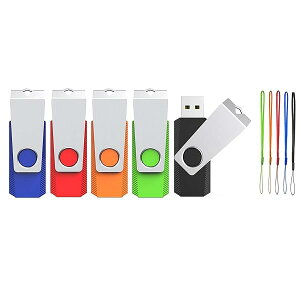 �y���������zUSB������ 32GB 5�Z�b�g USB2.0 360�x��]���݌v�y�ʃt���b�V���h���C�u�X�g���b