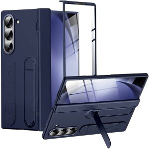 �y���������z�Ή� Samsung Z Fold 5 �p �ی�P�[�X �X�^���h�t�� ���@�\ �M�����N�V�[ Z fold 5 �P�[
