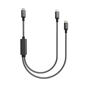 �y���������z2in1 1.5M USB C to USB C �P�[�u�� PD�}���[�d 120W/6A Type C �^�C�vc �[�d�P�[�u�� iPhone 15