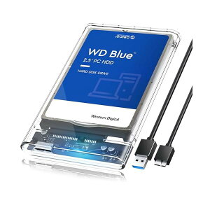 �y���������z2.5�C���` HDD / SSD �P�[�X USB3.0 �n�[�h�f�B�X�N�P�[�X UASP�Ή� 5Gbps�]�� 6TB�i9.5mm