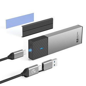 �y���������zM.2 SSD �O�t���P�[�X �H��s�v NVMe/SATA���Ή� M2 SSD �P�[�X USB3.2 Gen2�ڑ� 10Gbps����