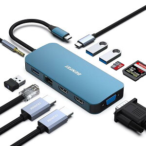 �y���������z11-in-1 USB C MST ���b�v�g�b�v�h�b�L���O�X�e�[�V���� �V���R���D�f�U�C���P�[�u