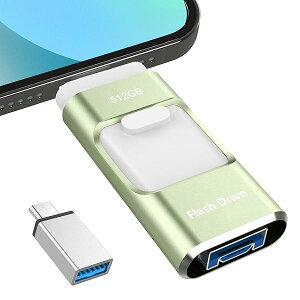 �y���������z�y��p�A�v���s�v�z4in1 Phone�Ή� USB������512GB ���� �f�[�^ �o�b�N�A�b�vphone��