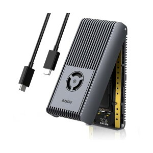 �y���������z40Gbps M.2 NVMe�G���N���[�W�� M.2 SSD �O�t���P�[�X ������ ��p�t�@���t��USB4 NVMe SS