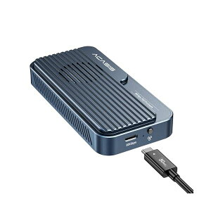 �y���������z80Gbps M.2 SSD �O�t���P�[�X,��p�t�@������ Thunderbolt5 / USB4 v 2.0 ���S�Ȍ݊����AThun