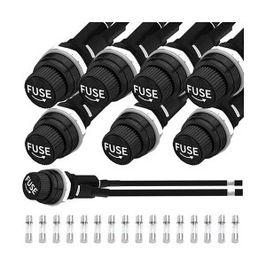�y���������z8�� �p�l���}�E���g�q���[�Y�z���_�[ 6x30mm 12V DC 250V AC �h�� �ό� �X�N�����[
