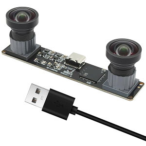 �y���������z1080P 60FPS USB �X�e���I �J���� ���W���[�� 400����f 3D �f���A�������Y 115°����p