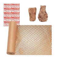 【送料無料】緩衝材 引っ越し用 食器梱包材 ハニカム紙 輸送用緩衝材 割れ物の注意シール10