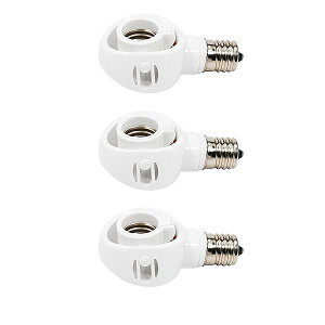 �y���������z-E17 LED�d����p-�����ϊ��A�_�v�^�[ �d�� �\�P�b�g-�ȒP��t -AC 100V-�z���C�g3��