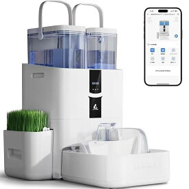 【送料無料】ペット自動給水器 RealFountain 猫用給水器 犬用給水器 猫・犬両用水飲み器 革新