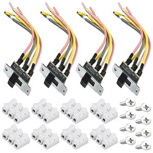�y���������z4�� �V�[�����O�t�@�� �g�O���X�C�b�` 18AWG �}�E���g�����X�C�b�` 6A 125V / 3A 250V