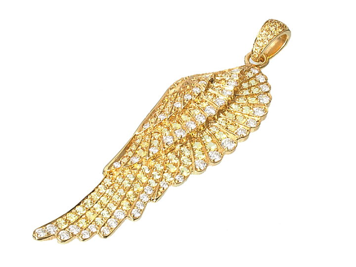 楽天市場】ガラード GARRARD 英国王室御用達 幸運のフェザーペンダント  