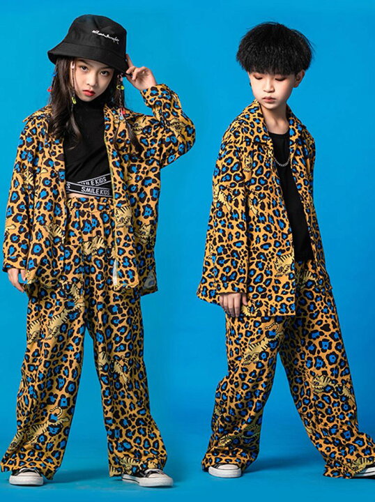 楽天市場】キッズダンス衣装 セットアップ ヒョウ柄 ストリート シャツ 
