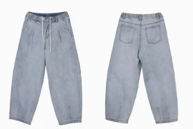 12/9まで★最大1000円OFFクーポンあり! 【CBX LAB】レディース デニム パンツ ダンス 衣装 ブルー ワイド 練習着 レッスン着 ゆったり ストリート hiphop 大人 韓国 kpop ガールズ おしゃれ ズンバウェア ダンスウェア